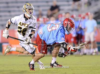Thumbnail 3 in Charlotte Catholic vs. Apex (NCHSAA 4A Final) photogallery.
