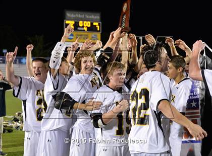 Thumbnail 3 in Charlotte Catholic vs. Apex (NCHSAA 4A Final) photogallery.