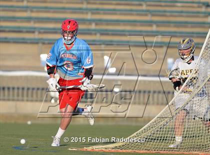 Thumbnail 2 in Charlotte Catholic vs. Apex (NCHSAA 4A Final) photogallery.