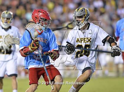 Thumbnail 1 in Charlotte Catholic vs. Apex (NCHSAA 4A Final) photogallery.