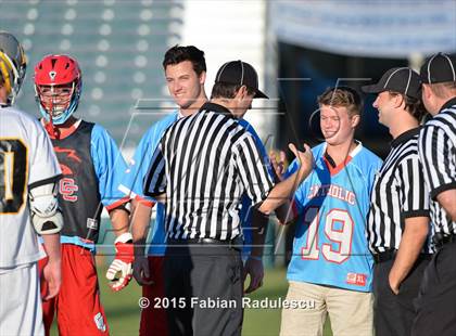 Thumbnail 1 in Charlotte Catholic vs. Apex (NCHSAA 4A Final) photogallery.