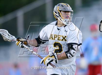 Thumbnail 1 in Charlotte Catholic vs. Apex (NCHSAA 4A Final) photogallery.