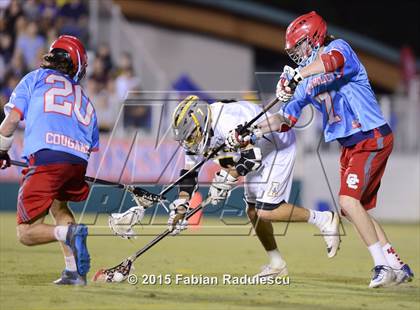 Thumbnail 3 in Charlotte Catholic vs. Apex (NCHSAA 4A Final) photogallery.