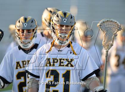 Thumbnail 2 in Charlotte Catholic vs. Apex (NCHSAA 4A Final) photogallery.