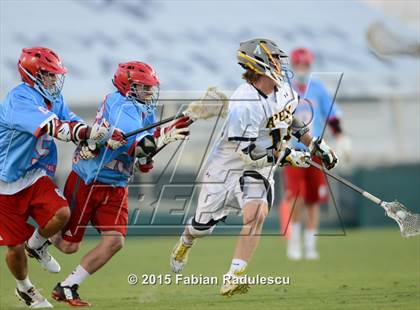 Thumbnail 1 in Charlotte Catholic vs. Apex (NCHSAA 4A Final) photogallery.