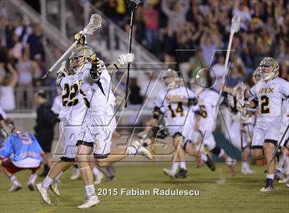 Thumbnail 1 in Charlotte Catholic vs. Apex (NCHSAA 4A Final) photogallery.