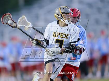 Thumbnail 1 in Charlotte Catholic vs. Apex (NCHSAA 4A Final) photogallery.