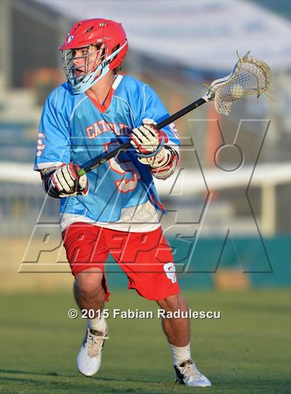 Thumbnail 2 in Charlotte Catholic vs. Apex (NCHSAA 4A Final) photogallery.