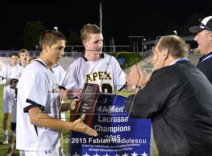 Thumbnail 3 in Charlotte Catholic vs. Apex (NCHSAA 4A Final) photogallery.