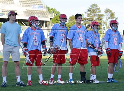Thumbnail 2 in Charlotte Catholic vs. Apex (NCHSAA 4A Final) photogallery.