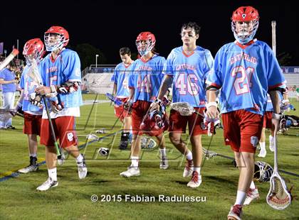 Thumbnail 1 in Charlotte Catholic vs. Apex (NCHSAA 4A Final) photogallery.