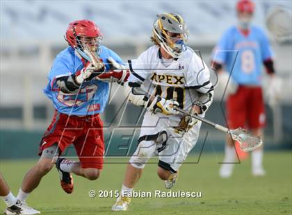 Thumbnail 3 in Charlotte Catholic vs. Apex (NCHSAA 4A Final) photogallery.