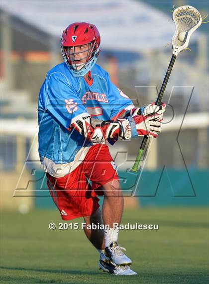 Thumbnail 1 in Charlotte Catholic vs. Apex (NCHSAA 4A Final) photogallery.
