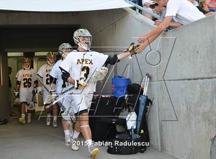 Thumbnail 1 in Charlotte Catholic vs. Apex (NCHSAA 4A Final) photogallery.