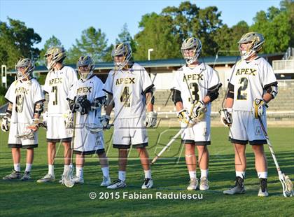 Thumbnail 1 in Charlotte Catholic vs. Apex (NCHSAA 4A Final) photogallery.
