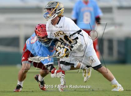 Thumbnail 1 in Charlotte Catholic vs. Apex (NCHSAA 4A Final) photogallery.