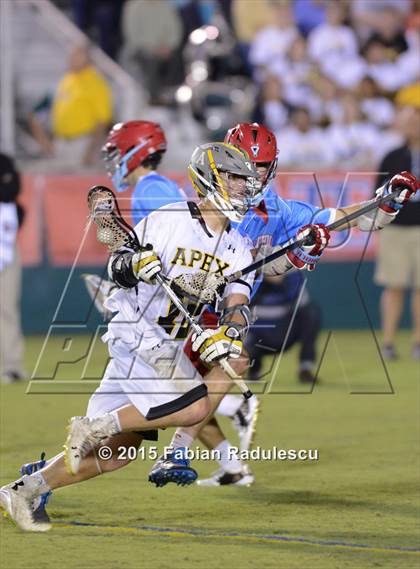 Thumbnail 2 in Charlotte Catholic vs. Apex (NCHSAA 4A Final) photogallery.