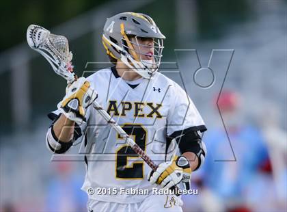 Thumbnail 2 in Charlotte Catholic vs. Apex (NCHSAA 4A Final) photogallery.