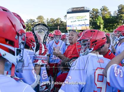 Thumbnail 3 in Charlotte Catholic vs. Apex (NCHSAA 4A Final) photogallery.