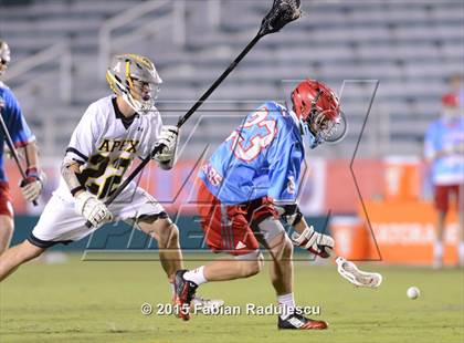 Thumbnail 2 in Charlotte Catholic vs. Apex (NCHSAA 4A Final) photogallery.