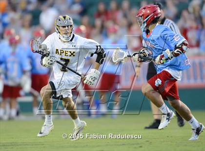 Thumbnail 1 in Charlotte Catholic vs. Apex (NCHSAA 4A Final) photogallery.