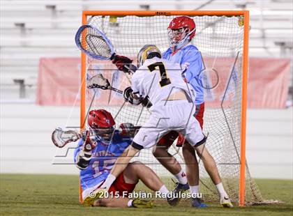 Thumbnail 1 in Charlotte Catholic vs. Apex (NCHSAA 4A Final) photogallery.
