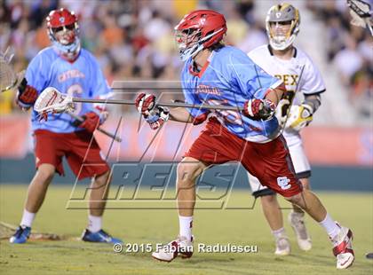 Thumbnail 2 in Charlotte Catholic vs. Apex (NCHSAA 4A Final) photogallery.