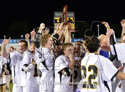 Thumbnail 1 in Charlotte Catholic vs. Apex (NCHSAA 4A Final) photogallery.
