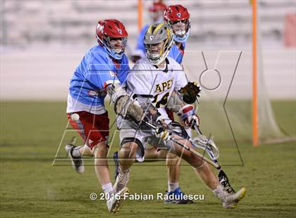 Thumbnail 2 in Charlotte Catholic vs. Apex (NCHSAA 4A Final) photogallery.