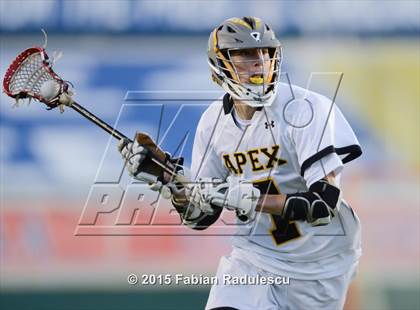 Thumbnail 3 in Charlotte Catholic vs. Apex (NCHSAA 4A Final) photogallery.