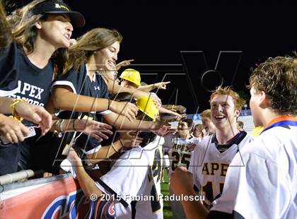 Thumbnail 3 in Charlotte Catholic vs. Apex (NCHSAA 4A Final) photogallery.