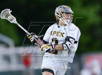Thumbnail 1 in Charlotte Catholic vs. Apex (NCHSAA 4A Final) photogallery.