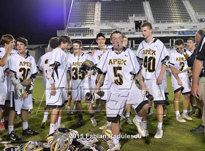 Thumbnail 2 in Charlotte Catholic vs. Apex (NCHSAA 4A Final) photogallery.