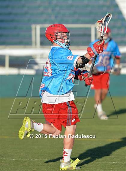 Thumbnail 2 in Charlotte Catholic vs. Apex (NCHSAA 4A Final) photogallery.
