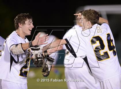 Thumbnail 2 in Charlotte Catholic vs. Apex (NCHSAA 4A Final) photogallery.