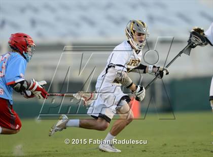 Thumbnail 2 in Charlotte Catholic vs. Apex (NCHSAA 4A Final) photogallery.