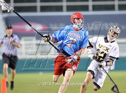 Thumbnail 1 in Charlotte Catholic vs. Apex (NCHSAA 4A Final) photogallery.