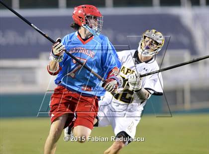 Thumbnail 2 in Charlotte Catholic vs. Apex (NCHSAA 4A Final) photogallery.