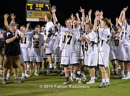 Thumbnail 1 in Charlotte Catholic vs. Apex (NCHSAA 4A Final) photogallery.