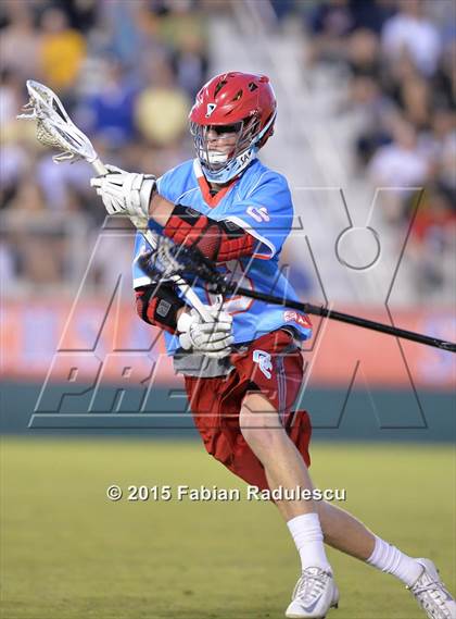 Thumbnail 2 in Charlotte Catholic vs. Apex (NCHSAA 4A Final) photogallery.