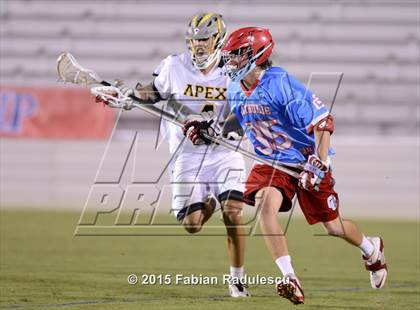 Thumbnail 2 in Charlotte Catholic vs. Apex (NCHSAA 4A Final) photogallery.