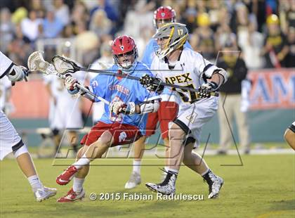 Thumbnail 2 in Charlotte Catholic vs. Apex (NCHSAA 4A Final) photogallery.