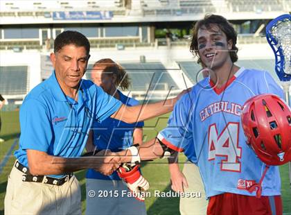Thumbnail 2 in Charlotte Catholic vs. Apex (NCHSAA 4A Final) photogallery.