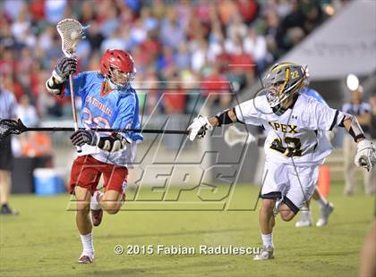 Thumbnail 3 in Charlotte Catholic vs. Apex (NCHSAA 4A Final) photogallery.