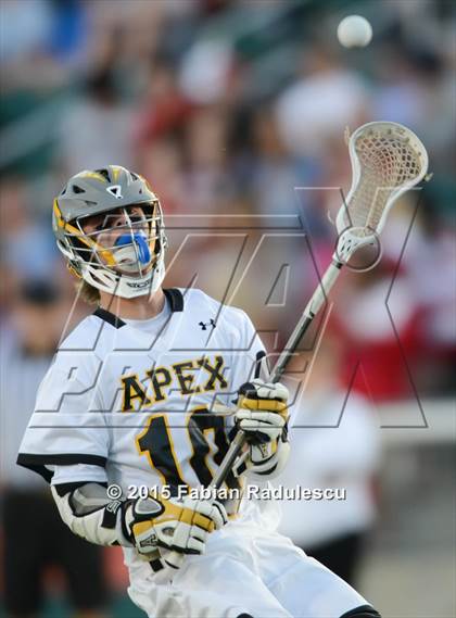 Thumbnail 3 in Charlotte Catholic vs. Apex (NCHSAA 4A Final) photogallery.