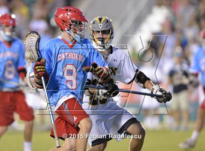 Thumbnail 2 in Charlotte Catholic vs. Apex (NCHSAA 4A Final) photogallery.