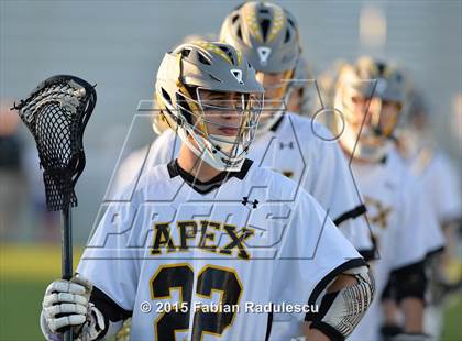 Thumbnail 3 in Charlotte Catholic vs. Apex (NCHSAA 4A Final) photogallery.