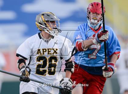 Thumbnail 1 in Charlotte Catholic vs. Apex (NCHSAA 4A Final) photogallery.