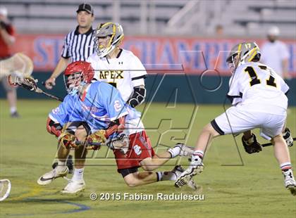 Thumbnail 2 in Charlotte Catholic vs. Apex (NCHSAA 4A Final) photogallery.