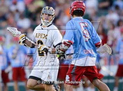 Thumbnail 1 in Charlotte Catholic vs. Apex (NCHSAA 4A Final) photogallery.